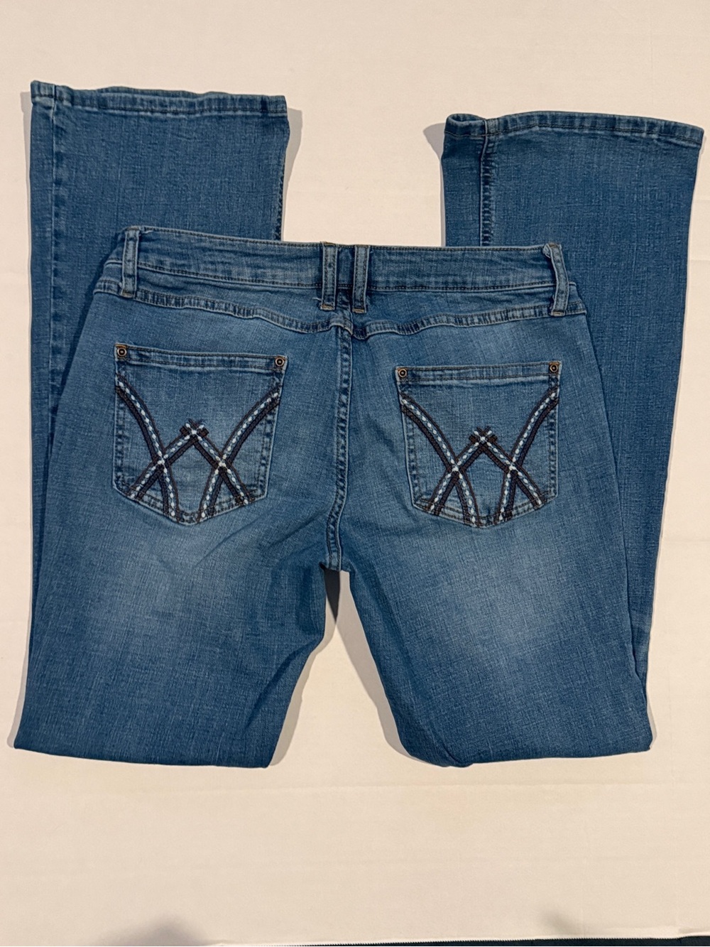 Classic Blue Flamingo Boot-Cut Jeans